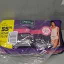 Depend Night Defense Adult Diapers, Incontinence & Postpartum Bladder Leak Underwear for Women, Disposable, Overnight, Small, Blush, 26 Count