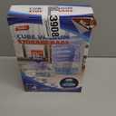 TAILI Vacuum Storage Bags 4 Pack, Jumbo Cube (31x40x15 Inch), Extra Large Vacuum Seal Bags for Clothing, Comforters, Blankets, Pillow, Bedding, Sweater, Closet Organizers, Space Saving, Cream