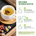 2 x MQUPIN 30Pcs Dandelion Wolfberry Tea-10 Herbal Ingredients Blend, 5g/Bag,Kidney& Liver Health Tea,Goji Berry Chrysanthemunn Cassia Seed Teabags