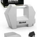 RETRUE Cyber Lock Heavy Duty Trailer Coupler Lock, Upgraded Trailer Lock with Extra Wide 1.2" Span & 1/4" Diameter, Anti-Theft Tongue Locks for RVs, Boats,Trucks Tow Hitch Security Accessory-Silver