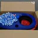 O-Cedar RinseClean Spin Mop & Bucket System + 2 Extra Mop Heads | Clean with Water | Removes 99% of Bacteria