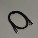 Silkland USB C 3.2 Gen 2x2 Cable Right Angle 3.3FT, 20Gbps 90 Degree High Speed Data Transfer, 5K/4K 60Hz Type C Monitor Cable, 240W PD, Compatible for SSD, Hub, Dock, eGPU