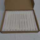 Nuanchu 12 Pack Halloween Bone Taper Candles 10 Inch Unscented Dripless Skeleton Candles for Halloween Party Decor, Table Centerpiece, Gothic Home Decoration, Spooky Gifts