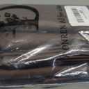 DONREN Cafe Half Curtains 36 Inches Length,Short Blackout Rod Pocket Kitchen Curtains for Small Window, 24" Wide and 36" Long, 2 Panels,Coffee Brown