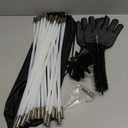 Sealegend 40 Feet Dryer Vent Cleaner Kit/Lint Remover/Upgraded Flexible Quick-Snap Brush with Drill Attachment/Fireplace Chimney Brushes for Easy to Use/Works with or Without Power Drill