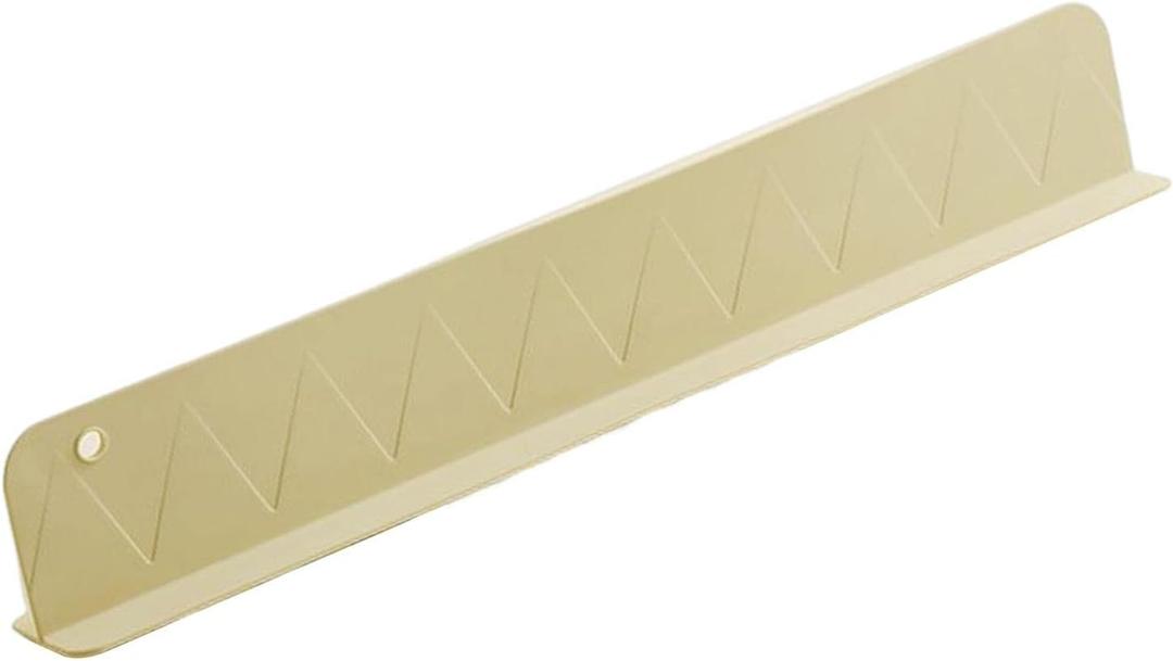 Silicone Sink Splash Guard Water Splash Guard for Kitchen Strong Suction Sink Splash Guard Behind Faucet Kitchen Island Sink Backsplash Guard (19.7L x 2.4W x 5H inches) - Beige