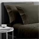 Cottingon 4 Piece Twin Sheets, 100% Extra Long Staple Premium Egyptian Cotton, Soft Camper Bed Sheet Set, Fits Upto 16" Deep RV Bunk Mattress 39"X75", Dark Grey