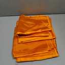 VACVELT 50 Pack Burnt Orange Satin Napkins - 17x17 Inch Square Dinner Napkins for Wedding, Graduation, Restaurant