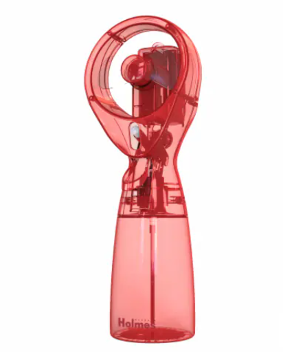 HOLMES Deluxe Handheld Battery Powered Water Misting Fan