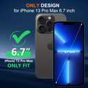 Justcook for iPhone 13 Pro Max Case Waterproof,IP68 Waterproof and Built-in Screen Protector 360 Full Body Underwater Case Shock-Proof and Dust-Proof iPhone 13 Pro Max Case 6.7-inch Black