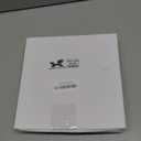 Plaid Heated Toilet Seat Cover USB Powered Toilet Seat Warmer 5 Speed Adjustable Temperature and Timing Function Levels with Soft Plush Fabric Easy to Clean and Installation(Gray)