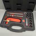 LLNDEI Spark Plug Thread Repair Kit, 38900 Two Valve Ford Triton Tool Compatible, 16 PCS Spark Plug Thread Repair Kit for Repairing Ford 4.6L, 5.4L and 6.8V-10 Two Valve Engines