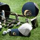 GEYGIE Oh My God Look at Her Black Gold Golf Ball Marker with Magnetic Hat Clip, Golf Accessories for Men Women, Golf Gift for Men Women Golfer, Birthday Retirement Gift for Dad Grandpa Golf Fan