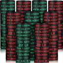 Zubebe 90 Pcs Magazine Marking Bands 5. 56, .300 Blackout, 7. 62x39mm Double Sided Silicone Magazine Marker Bands, Green Red, Black Base, 15 Styles