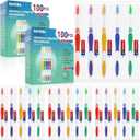 Navona 200 PCS Disposable Toothbrush with Toothpaste Bulk, Travel Toothpaste, Bulk Toothpastes, Individually Wrapped Bulk Toothbrush, Ergonomics Handle,Medium Soft Bristle, Perfect for Travel, Hotel (1 Count (Pack of 200))