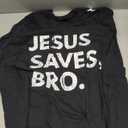 Jesus Saves Bro Vintage Pro Christian Religious Believer TShirt, XL