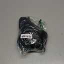 Queenmore Small Winter Dog Coat with Harness Built-in, Waterproof Winter Jackets for Small Dogs, Puppy Warm Puffer Jacket for Snow/Cold Weather - Fleece Reflective Easy On Hook & Loop Closure, Navy S