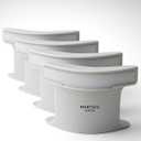 Martin's Gifts Bed Sheet Holders for Corners  Adjustable Fitted Sheet Clips & Suspenders to Keep Sheets Tight | Heavy-Duty Straps & Corner Fasteners for All Mattress Sizes | 4-Pack