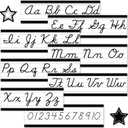 Teacher Created Resources Black and White Cursive Mini Bulletin Board (TCR6983)