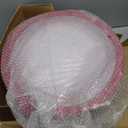 COOK WITH COLOR Mixing Bowls with Lids - 12 Piece Plastic Nesting Bowls Set includes 6 Prep Bowls and 6 Lids, Microwave Safe Mixing Bowl Set, Rose Embossed