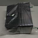 Set of 6 Baskets For Organizing, Plastic Storage Bins and Small Basket for Organization and Storage Shelves Drawers Desktop Closet Playroom Classroom Office, Black