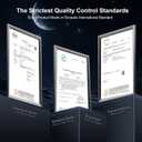 5 x QHOHQ for iPhone 16 Pro Max Privacy Screen Protector + Camera Lens Protector, [Military Grade Shatterproof], Top 9H+ Anti Spy Glass, Full Edge Coverage, Ultra Durable,with Installation Tool [3+3 Pack]