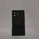 Silicone Case for iPhone 16 Magnetic with Camera Lens Protector Compatible with Magsafe Slim for Women Men Scratchproof Shockproof Protective Phone Case for iPhone 16 Black