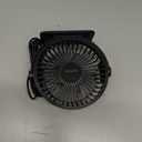 TriPole Desk Fan USB Powered Small Portable Fan, 3 Speeds Adjustable Strong Breeze Mini Personal Fans, 360 Rotation Quiet Plug In USB Fans for Desktop Bedroom Office Table Travel, Black, 4.9ft Cable