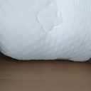 Hansleep Memory Foam Mattress Pad Topper King, King Size Mattress Topper Viscose Derived from Bamboo, King Foam Bed Mattress Pad Cover for Back Pain Relief, 78" x 80", White