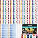 Amazon.com: Yihurlm 40 Pack Mini Acrylic Paint Set,12 Color Acrylic Paint Strips for Kids&Adults,Washable Paint Set 40 Flat and 40 Pointed Brushes,12 Paint Palettes,Kids Paint Set for Painting Artistic Crafts : Arts, Crafts & Sewing