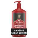 Old Spice Hand, Face & Body Lotion for Men, 24/7 Lightweight Moisturization with Amazing Scent, Instant Absorption, For All Skin Types, Swagger with Cedarwood Scent, 16 oz