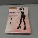 4 x Women's 80D Opaque Tights Solid Colored Tights High Waist Microfiber Footed Pantyhose for Women (Green)