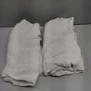 MIULEE Natural White Linen Curtains 84 Inch Long for Bedroom Living Room, Soft Thick Linen Textured Window Drapes Semi Sheer Light Filtering Rod Pocket Back Tab Neutral Farmhouse Cream Ivory 2 Panels