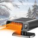 12V Car Heater, 2026 New upgraded Car Heater for Vehicle, Fast Heating Windscreen Defroster Defogger, 150W Heater that Plugs into Cigarette Lighter