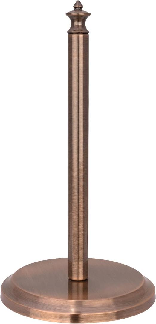 Akicon Paper Towel Holder Stand for Kitchen Countertop & Dining Room Table (Antique Copper, Classical)