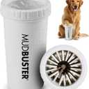 Dexas MudBuster Portable Paw Cleaner for Dogs, Large, Bright White Special Edition, Premium Pet Supplies and Accessories