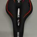 MSDADA Gel Bike Seat Bicycle Saddle, Bike Saddle for Men & Women, Waterproof Bicycle Seat Comfortable Soft Cushion for Road Bike, Mountain Bike, Exercise Bike, City Bikes(Red)