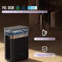 avylo 5000 Sq.Ft Dehumidifier for Basement with Pump and Drain Hose, Black
