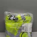 JenPen 10 Pieces Reflective Safety Vests with Pockets and Zipper, High Visibility Mesh Construction Vest for Men Women (Large, Green)