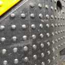 3.3Ft Recycled Rubber Speed Bump for Driveway, 2 Packs Heavy Duty Traffic Calming Hump with 25000 Lbs Capacity, 2 Channel Modular Cable Protector Ramps for Asphalt Concrete Gravel Driveway Road