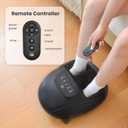 CILI Shiatsu FSA Foot Massager with Heat and Compression, Knead Rolling HSA Feet Massager for Neuropathy, Plantar Fasciitis, Remote Control, Up to Men Size 14", Christmas Gifts for Men Women
