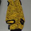 Suitical Cat Recovery Suit for Spay, Neuter, Suture, Incision, & Skin Conditions - Breathable Fabric with Back Opening - 16.9-20.1 Inches Neck to Tail, 23-34 Inches Chest - S, Tiger Print