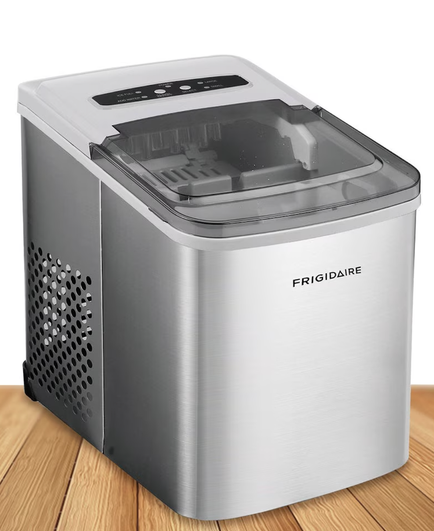 Frigidaire Self Cleaning Ice Maker 11.8 kg (26 lb.), Stainless Steel