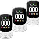 Carbon Monoxide Detector Plug in Wall, 3-in-1 CO Level Monitor Alarm with Temp/Humidity Sensor, Portable Carbon Monoxide Detectors Easy to Read & Install, for Home/Hotel/RV (White-3 Pack)