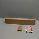 Wall-Mounted Coat Rack 'Toke' - Modern Design Coat Rack with Hidden Wall Hooks - Solid Wood Veneer Panel Coat Hanger - Oak