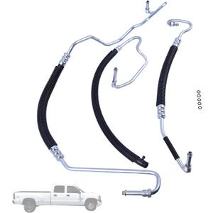 Power Steering Pressure Hose Diesel Return Hydroboost 3401260 3401271 3401941 Compatible with Chevy Silverado 2500 3500 / Sierra 2500 3500 HD 6.6L V8 Turbo 2001-2006 Replace 365453 358980