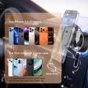 2025 Upgraded Vacuum Magnetic Suction Phone Holder for Your Car, 360 Adjustable Suction Cup Phone Mount, Vacuum Phone Holder Magnet Grip for MagSafe iPhone 17 Pro Max /17Air/16/15/14/13/12