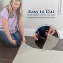Veken Runner Rug Pad Gripper for Hardwood Floors, Non Slip 2x5 Ft Rug Pads for Area Rugs, Thick Rug Grippers for Tile Floors, Under Carpet Anti Skid Mat, Keep Your Rugs Safe and in Place