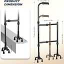 Stair Climbing Aid Cane for Seniors Height & Width Adjustable, Lightweight Portable, Slip-Resistant Sturdy | Fits Standard Steps 300lbs | Stair Aid Cane for Elderly, Sore Knees, &Post-Surgery