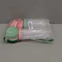 DEMORA 4 oz Small Plastic Containers with Twist on Lids [20 Sets], Stackable Little Food Storage Containers for Snack Lunch Meal Prep Salad Dressings, Freezer/Microwave/Dishwasher Safe, BPA Free (Translucent)